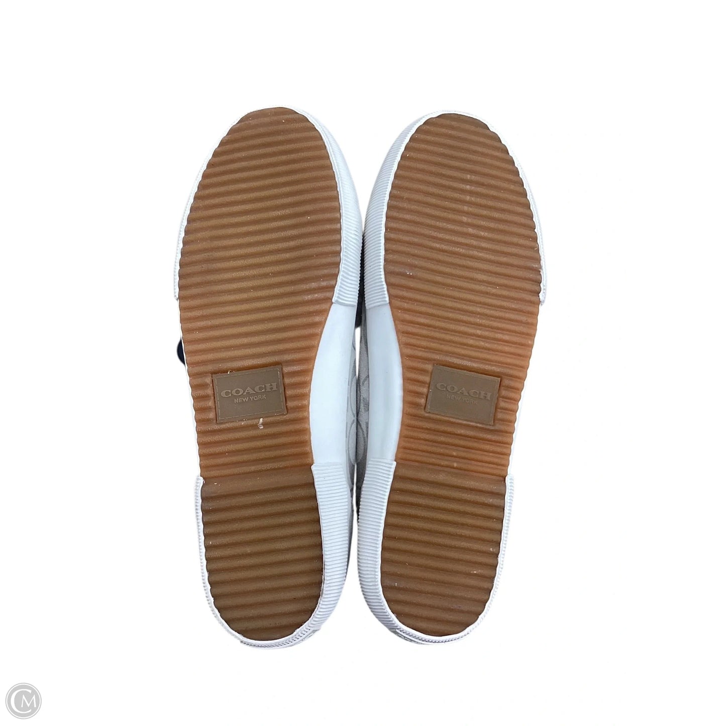 Shoes Designer By Coach In Taupe, Size: 9.5