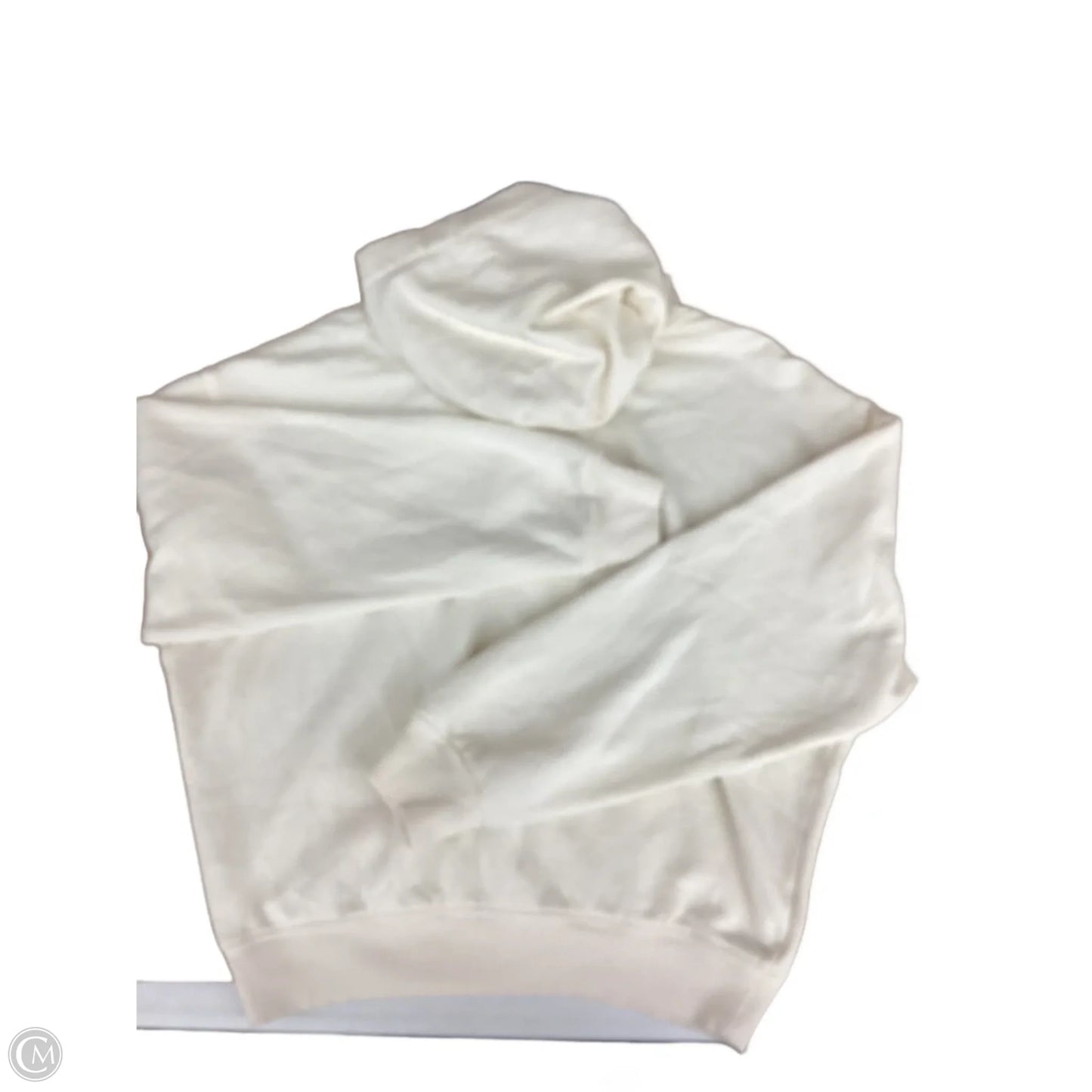 Sweatshirt Hoodie By Express In Cream, Size: S