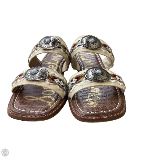 Sandals Flats By Sam Edelman In Tan, Size: 7.5