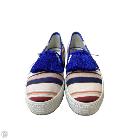 Shoes Designer By Kate Spade In Blue & Pink, Size: 7