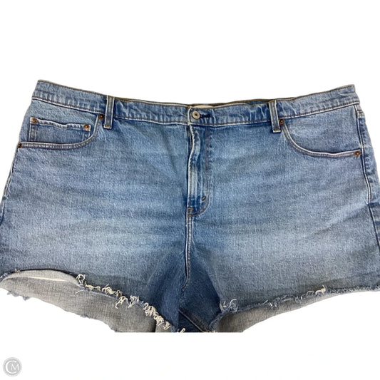 Shorts By Abercrombie And Fitch In Blue Denim, Size: 22