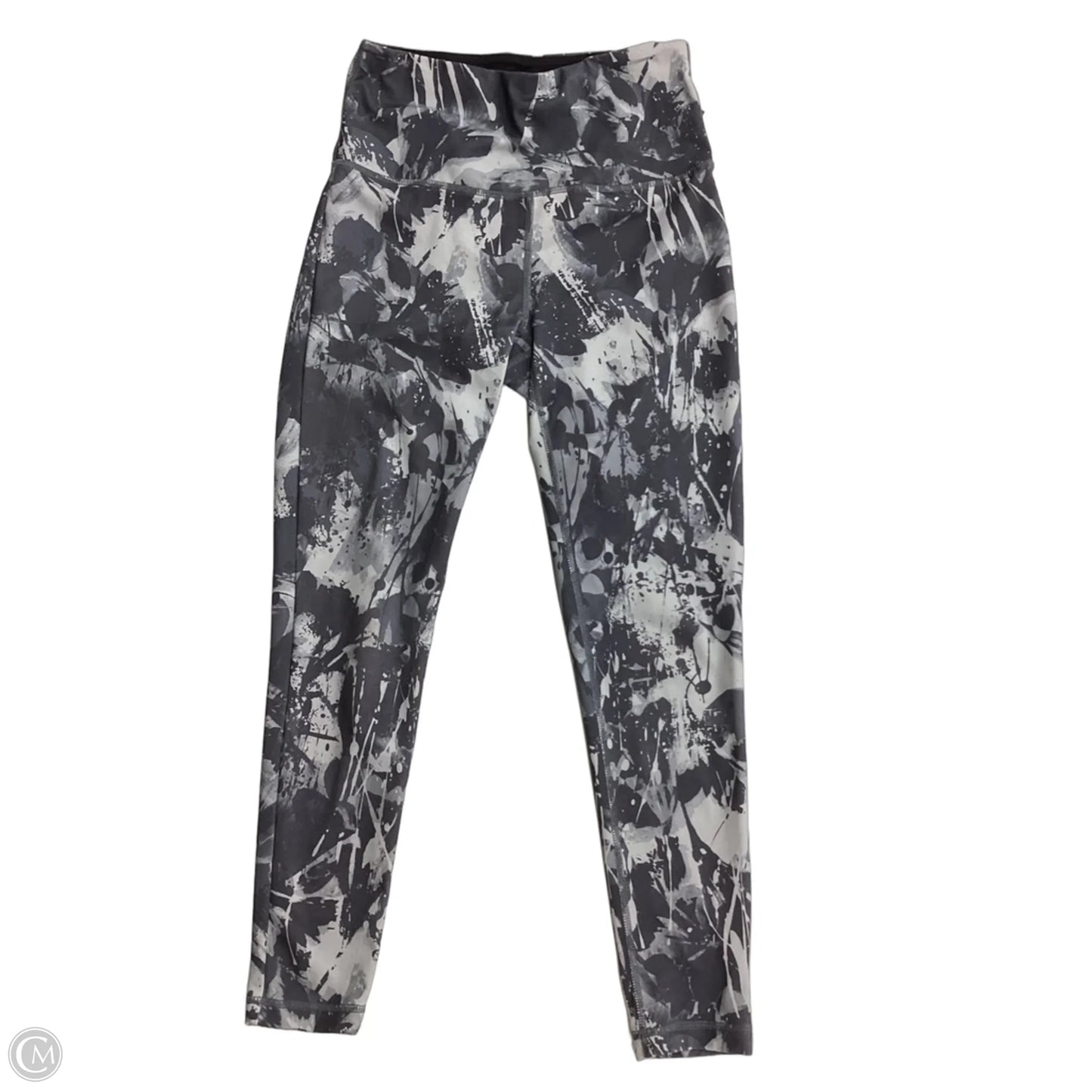 Athletic Leggings By Everlast In Grey, Size: S