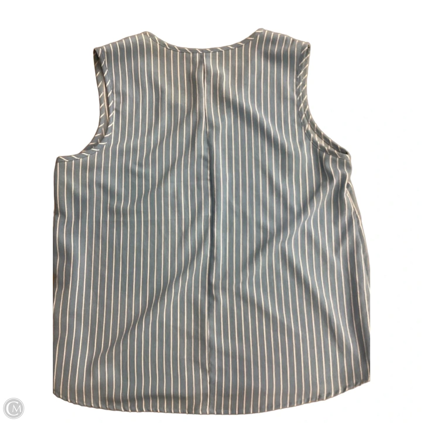 Blouse Sleeveless By Clothes Mentor In Blue, Size: Xl