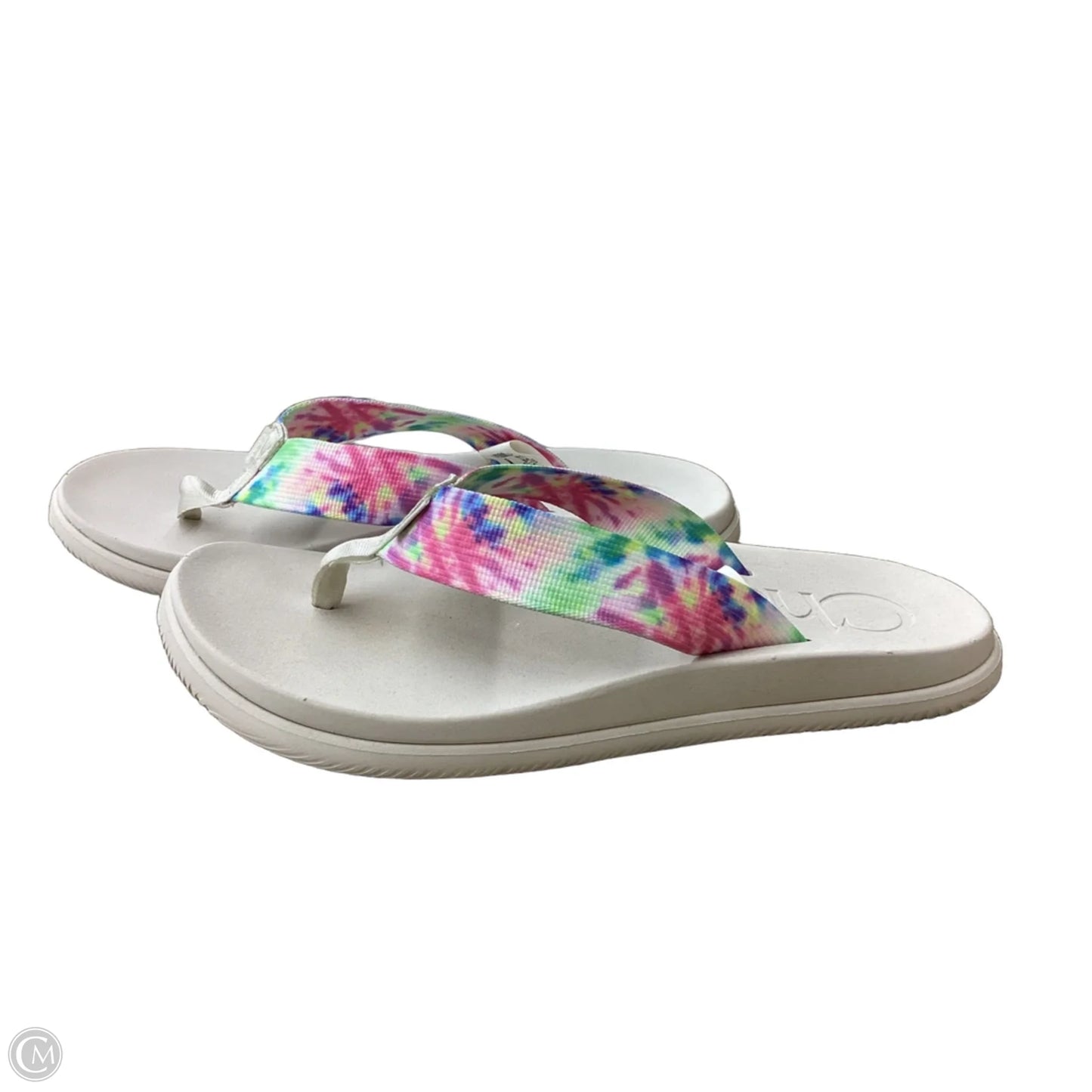 Sandals Flats By Crocs In Brown, Size: 8