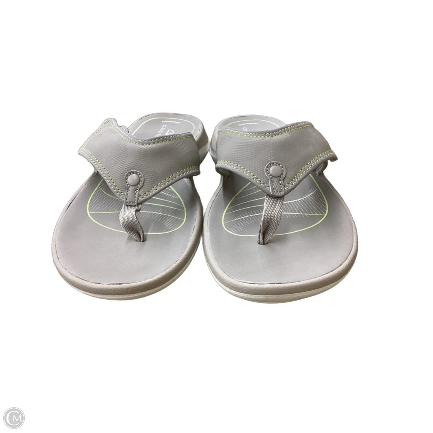 Sandals Flats By Clarks In Taupe, Size: 8
