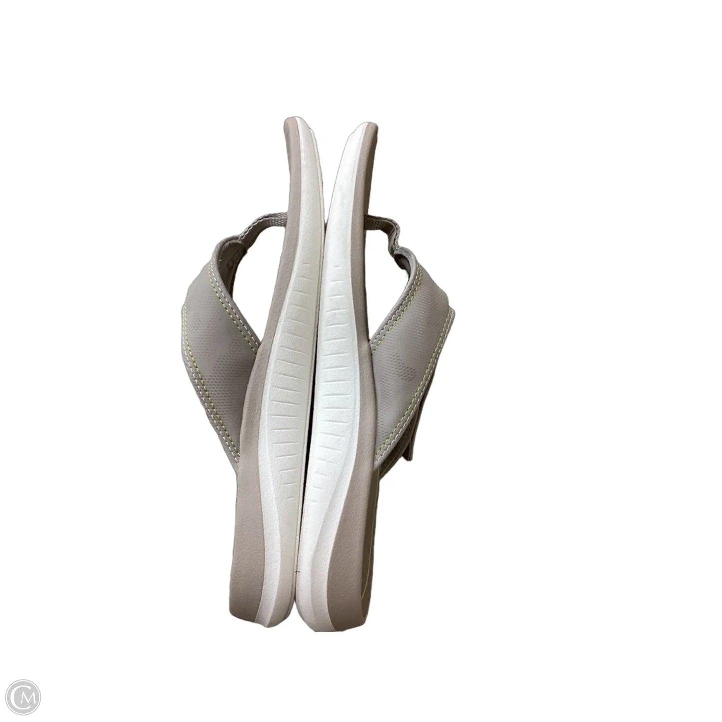 Sandals Flats By Clarks In Taupe, Size: 8