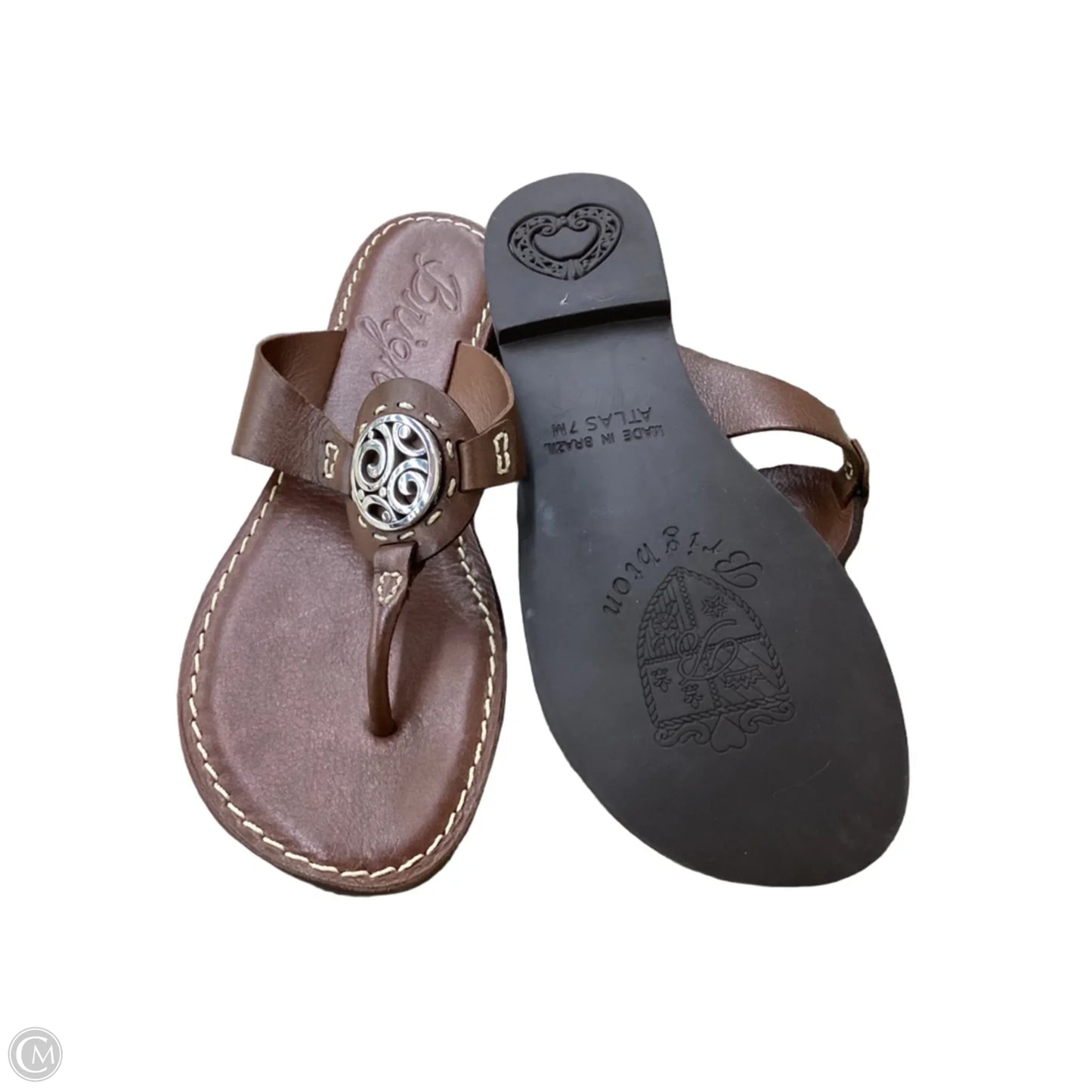Sandals Flats By Brighton In Brown, Size: 7