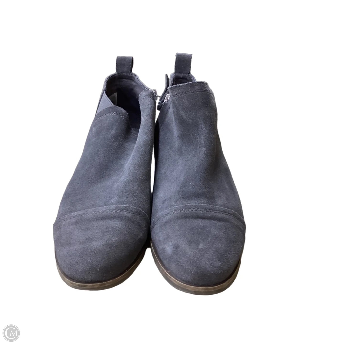 Boots Leather By Toms In Grey, Size: 10