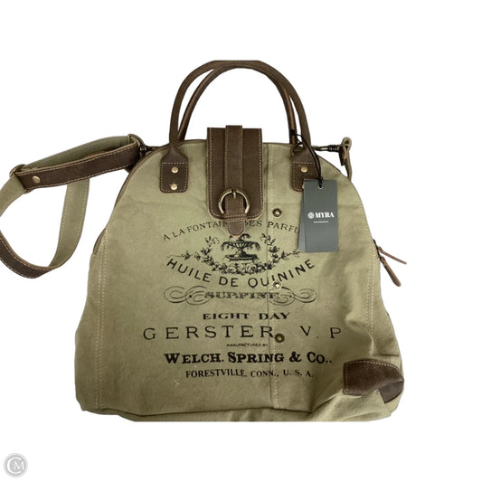 Handbag By Myra, Size: Large