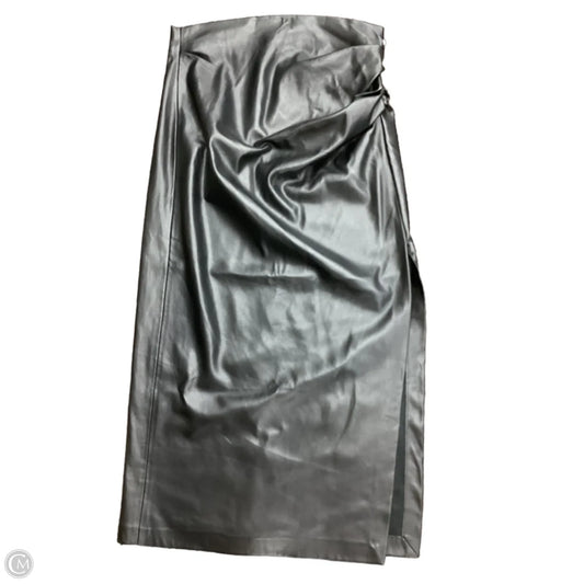 Skirt Midi By Zara In Black, Size: M