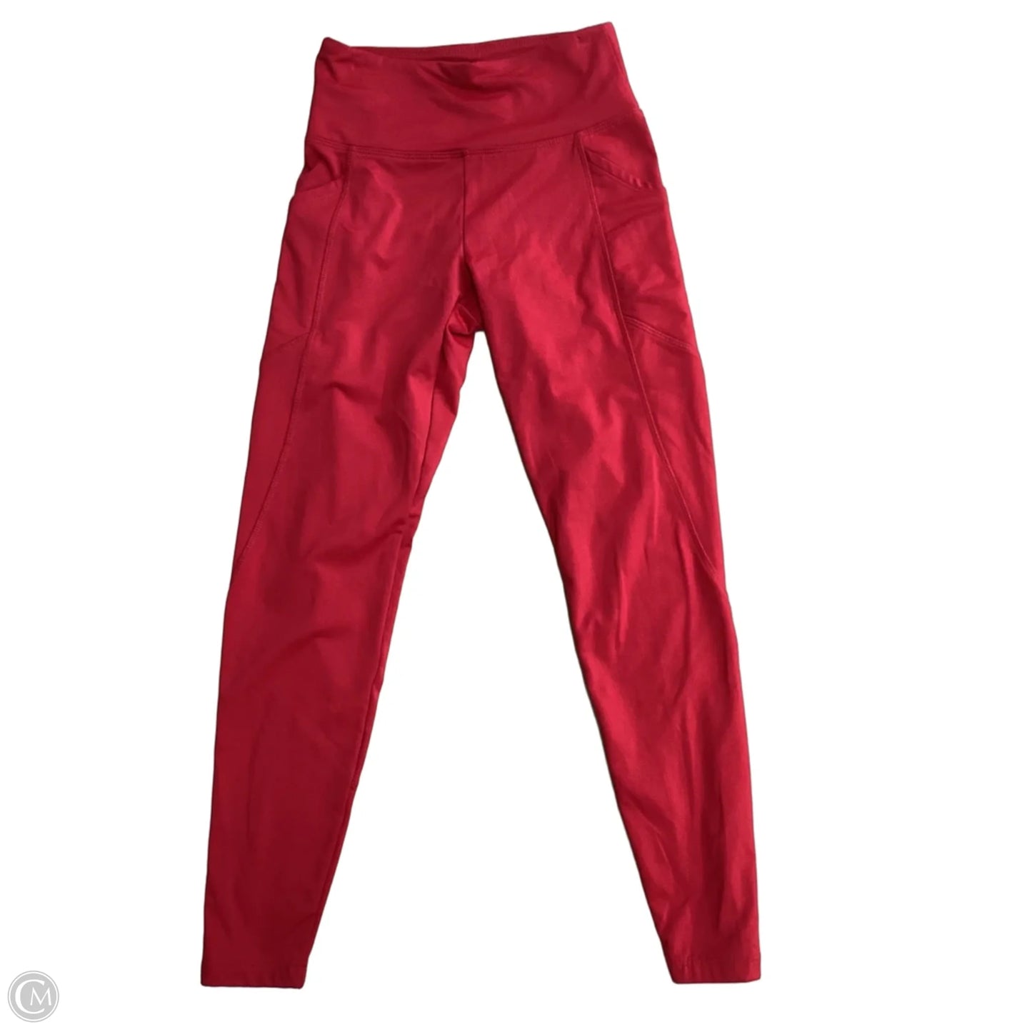 Athletic Leggings By Bally In Red, Size: S