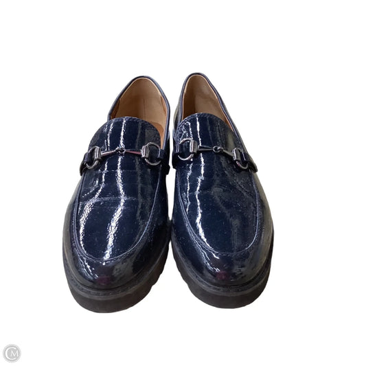 Shoes Flats By Franco Sarto In Navy, Size: 8.5