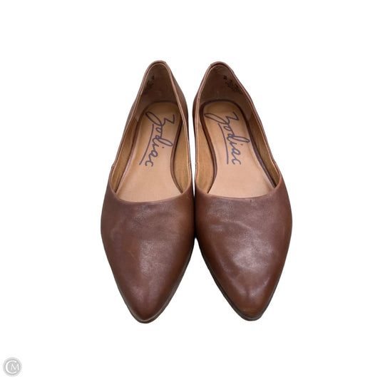 Shoes Flats By Zodiac In Brown, Size: 9