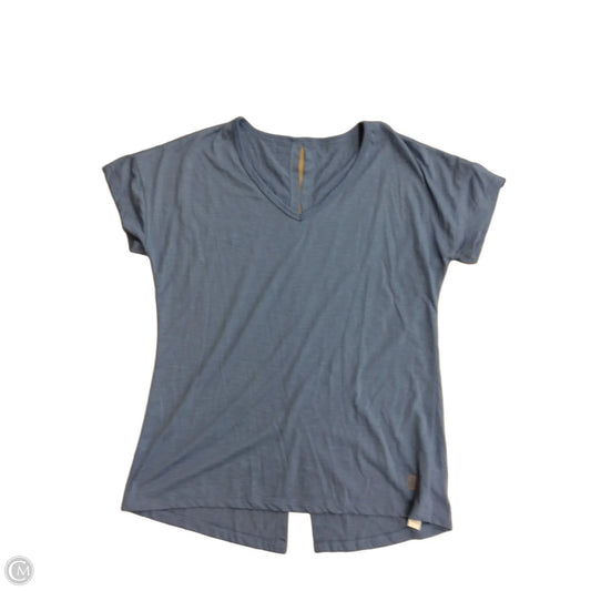 Athletic Top Short Sleeve By Balance Collection In Blue, Size: S