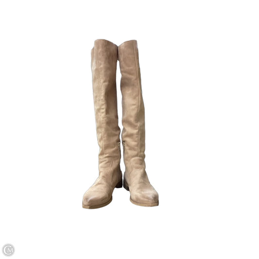 Boots Leather By Free People In Tan, Size: 6.5