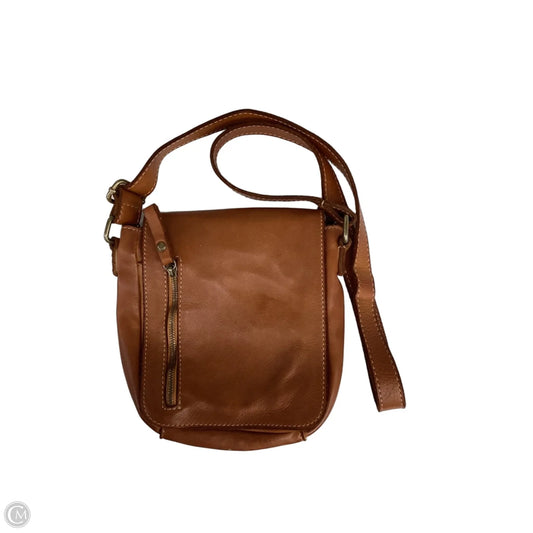 Crossbody Leather By Clothes Mentor, Size: Small
