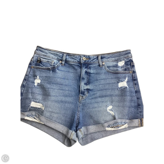 Shorts By Kancan In Blue Denim, Size: 14