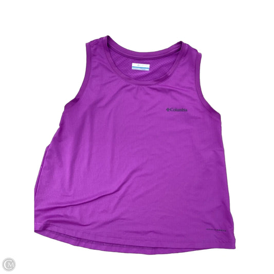 Athletic Tank Top By Columbia In Purple, Size: M