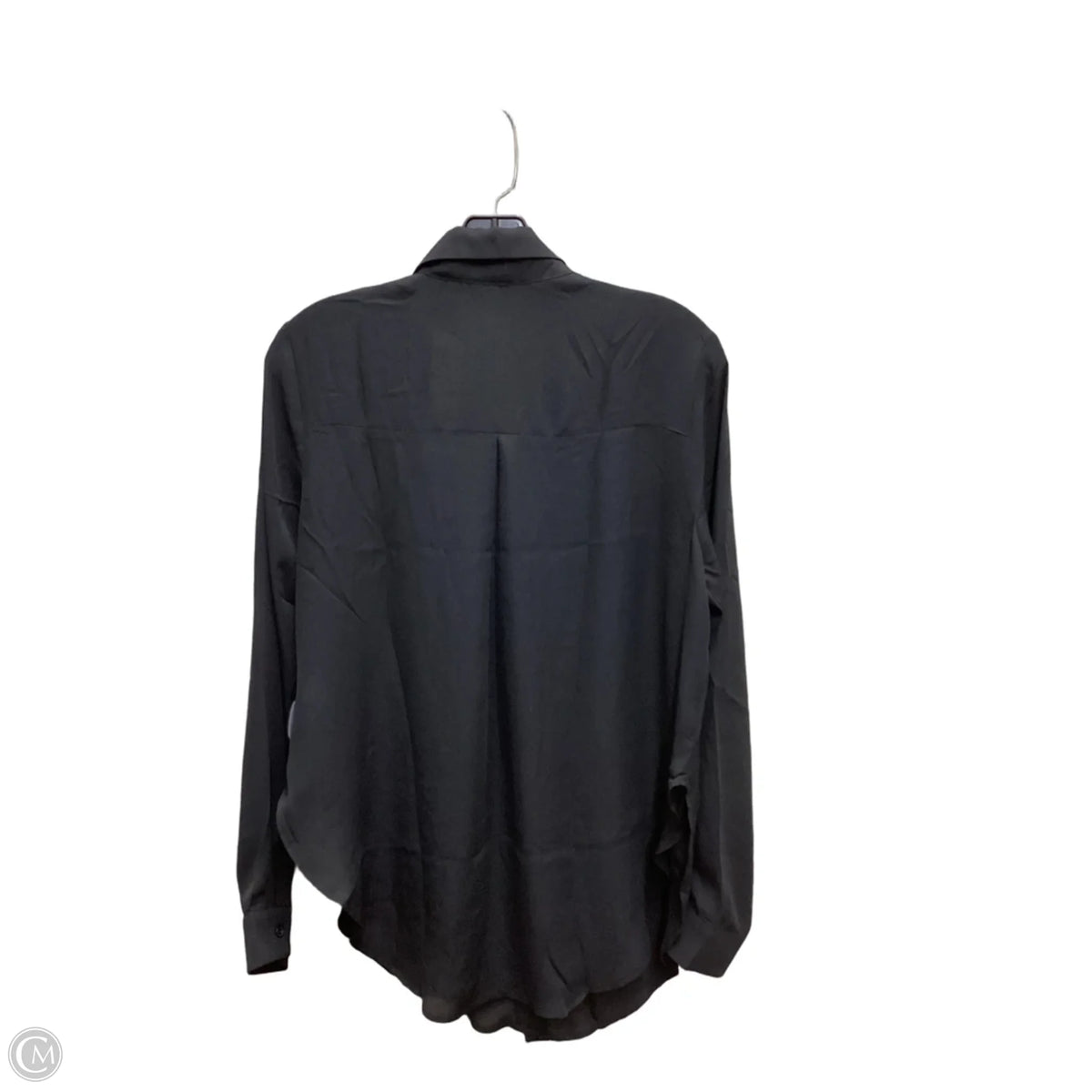 Blouse Long Sleeve By Timing In Black, Size: M