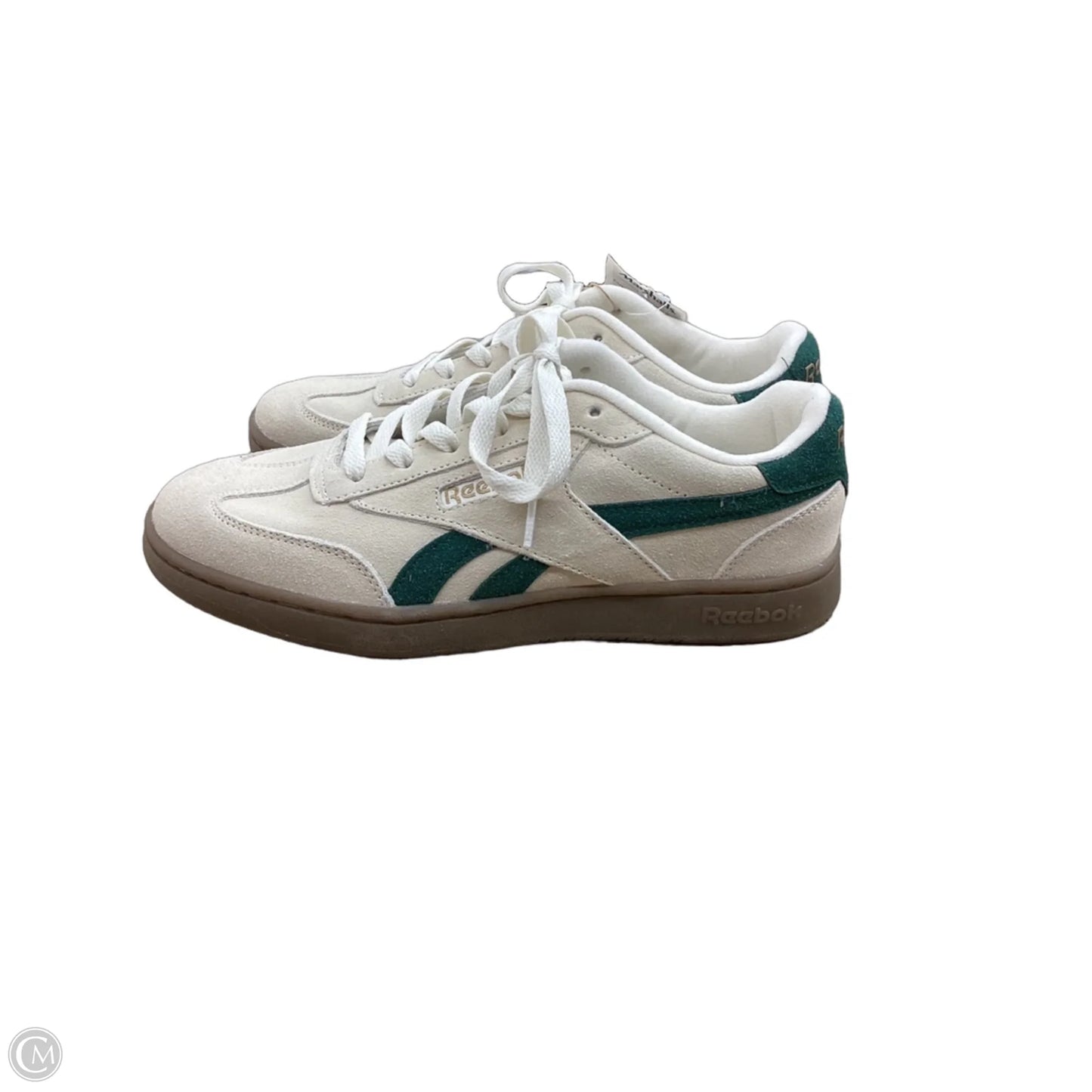Shoes Sneakers By Reebok In Cream & Green, Size: 8