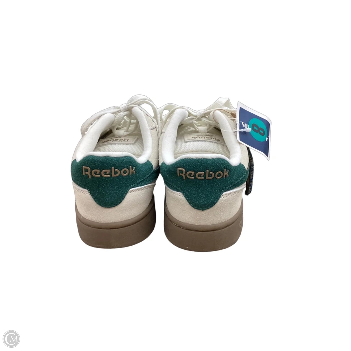 Shoes Sneakers By Reebok In Cream & Green, Size: 8