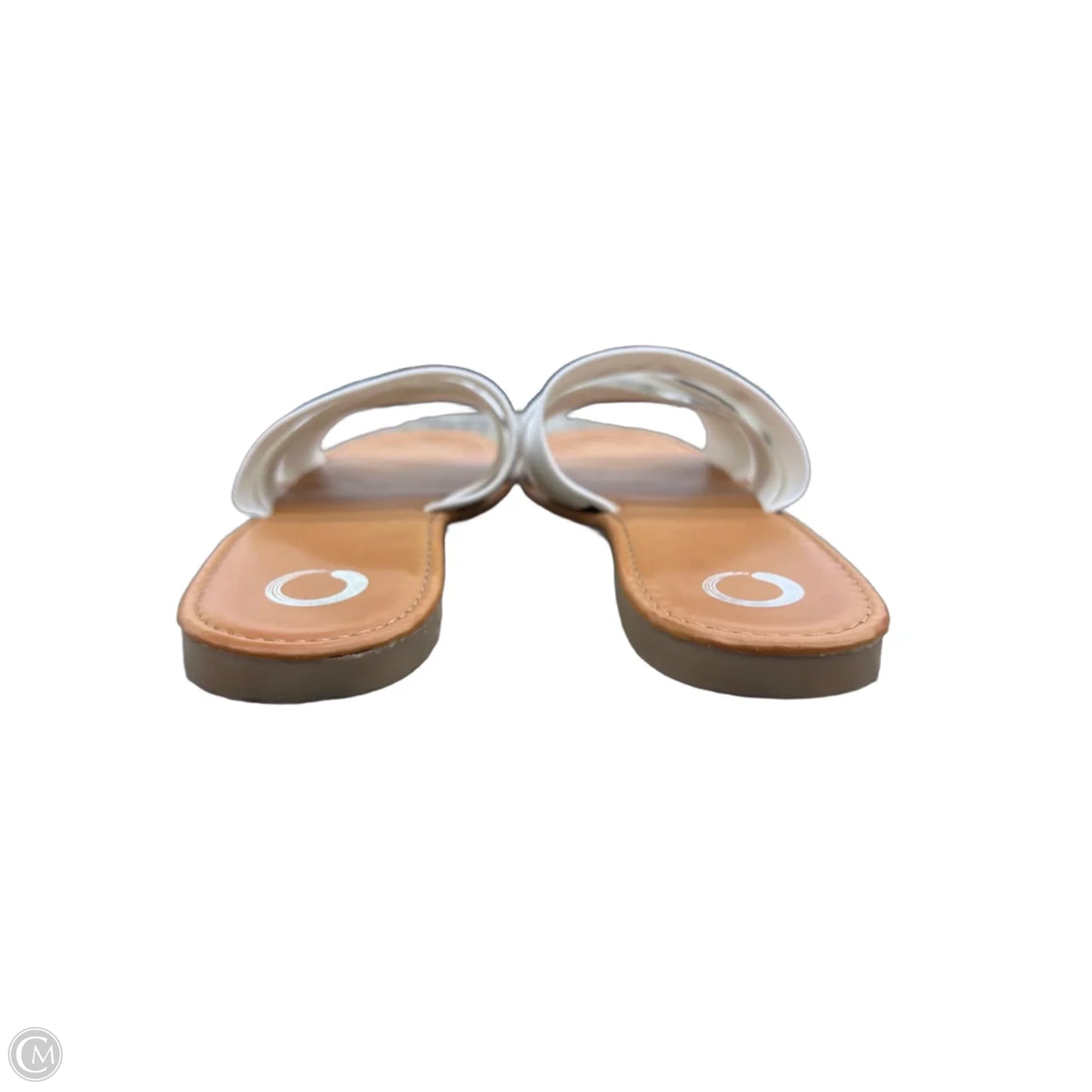 Sandals Flats By Clothes Mentor In White, Size: 10