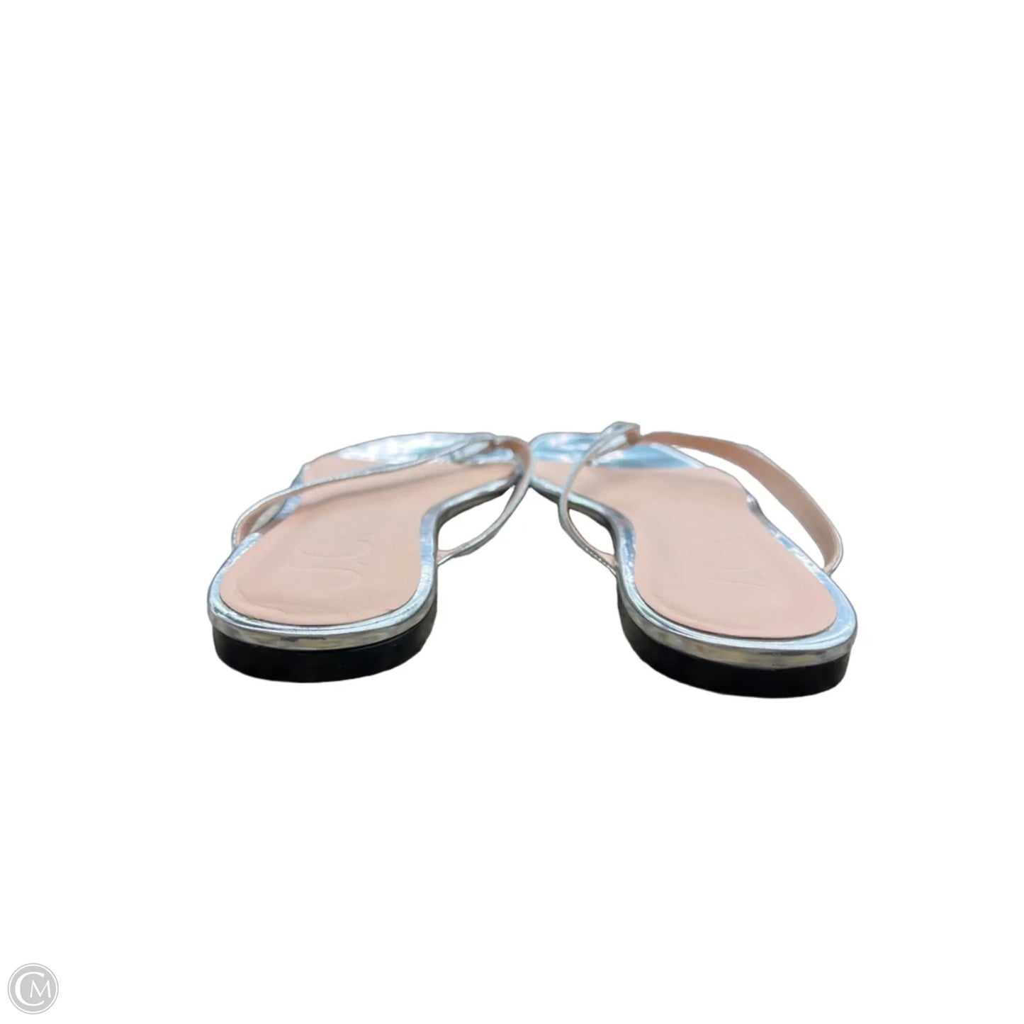 Sandals Flats By J. Crew In Silver, Size: 10