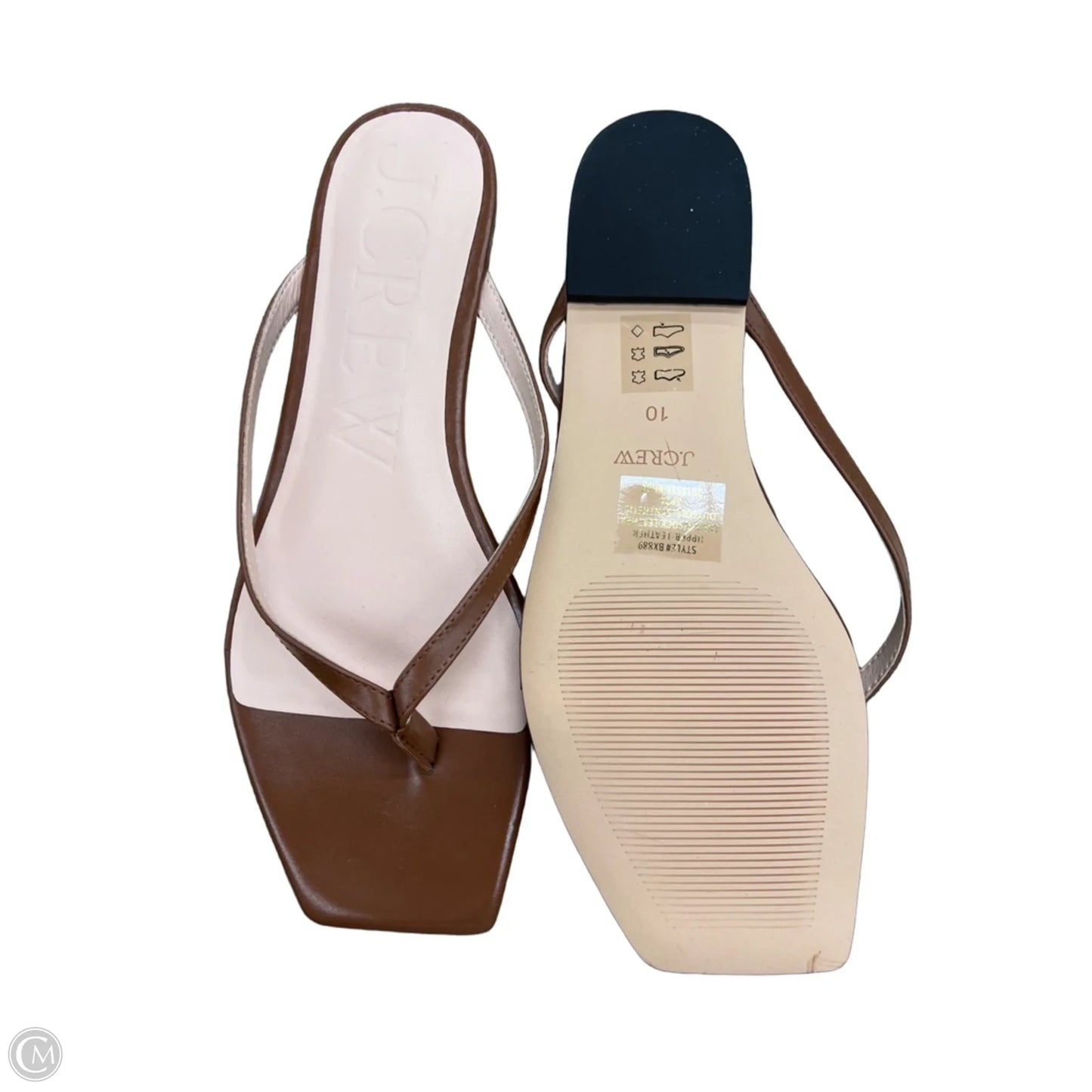 Sandals Flats By J. Crew In Brown, Size: 10