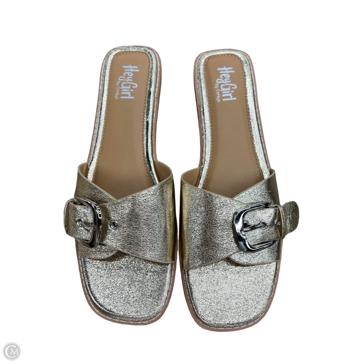 Sandals Flats By Corkys In Gold, Size: 11
