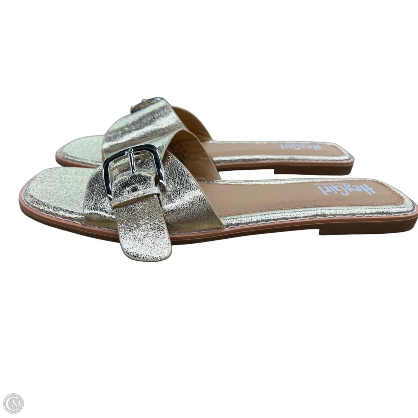 Sandals Flats By Corkys In Gold, Size: 11