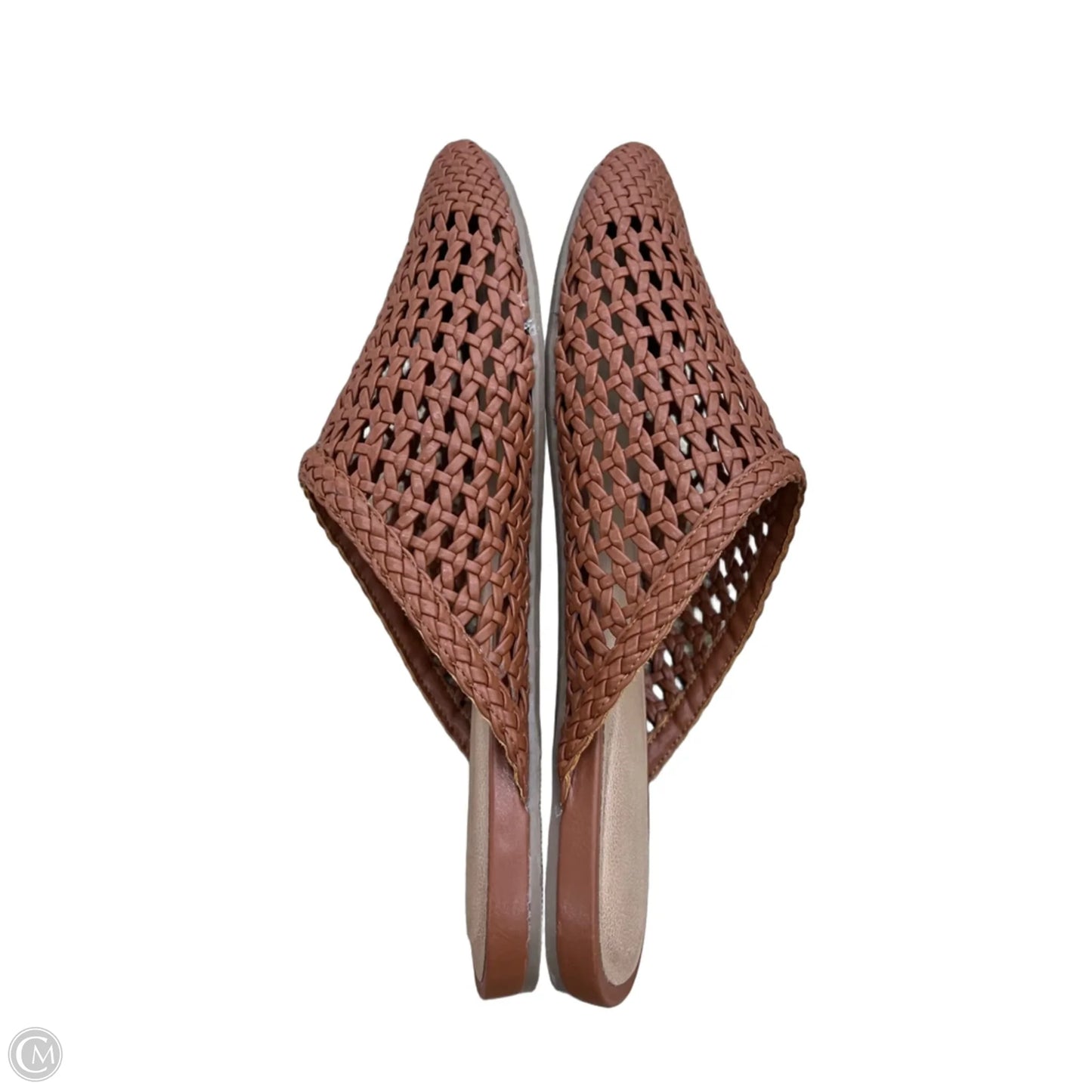 Shoes Flats By Clothes Mentor In Brown, Size: 11