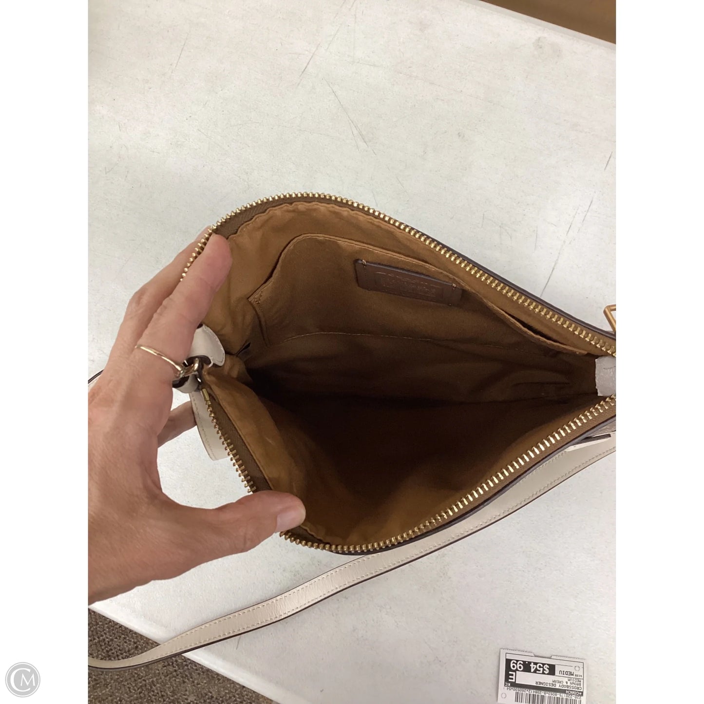 Crossbody Designer By Coach, Size: Medium