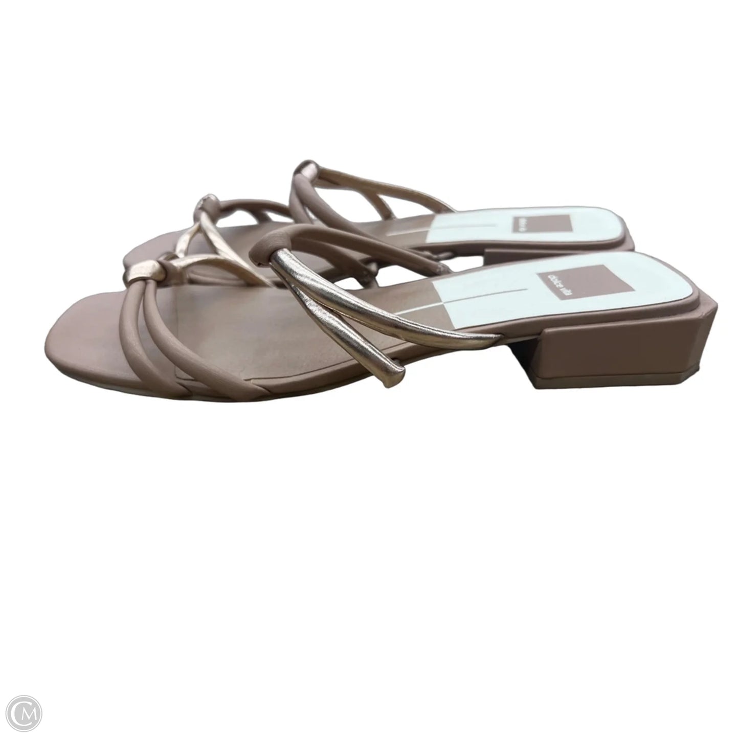 Sandals Flats By Dolce Vita In Brown & Cream, Size: 10