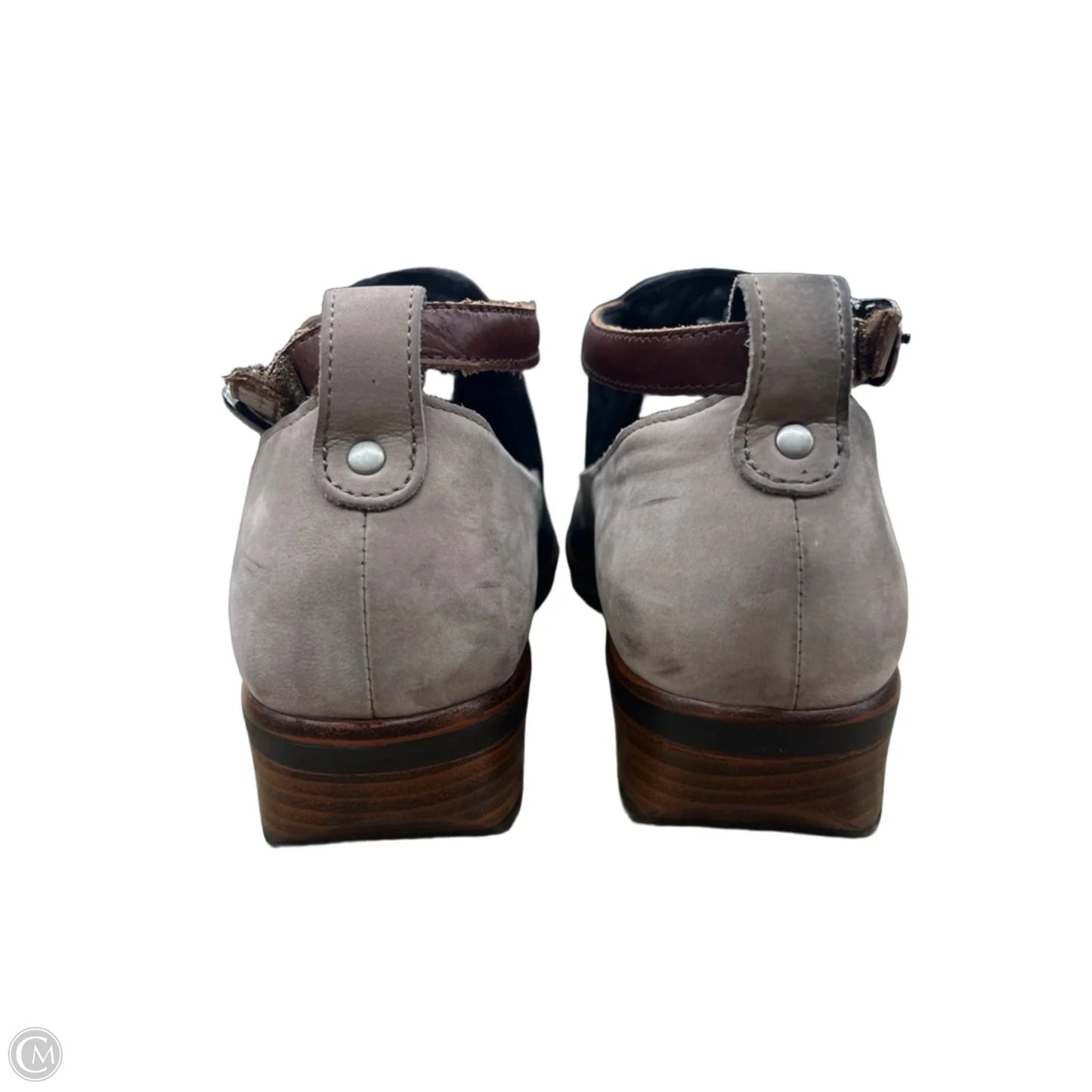 Boots Leather By Naot In Black & Grey, Size: 8