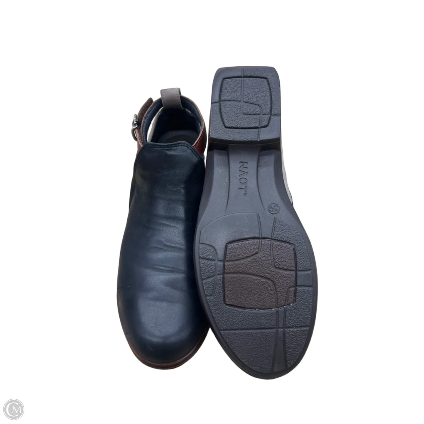 Boots Leather By Naot In Black & Grey, Size: 8