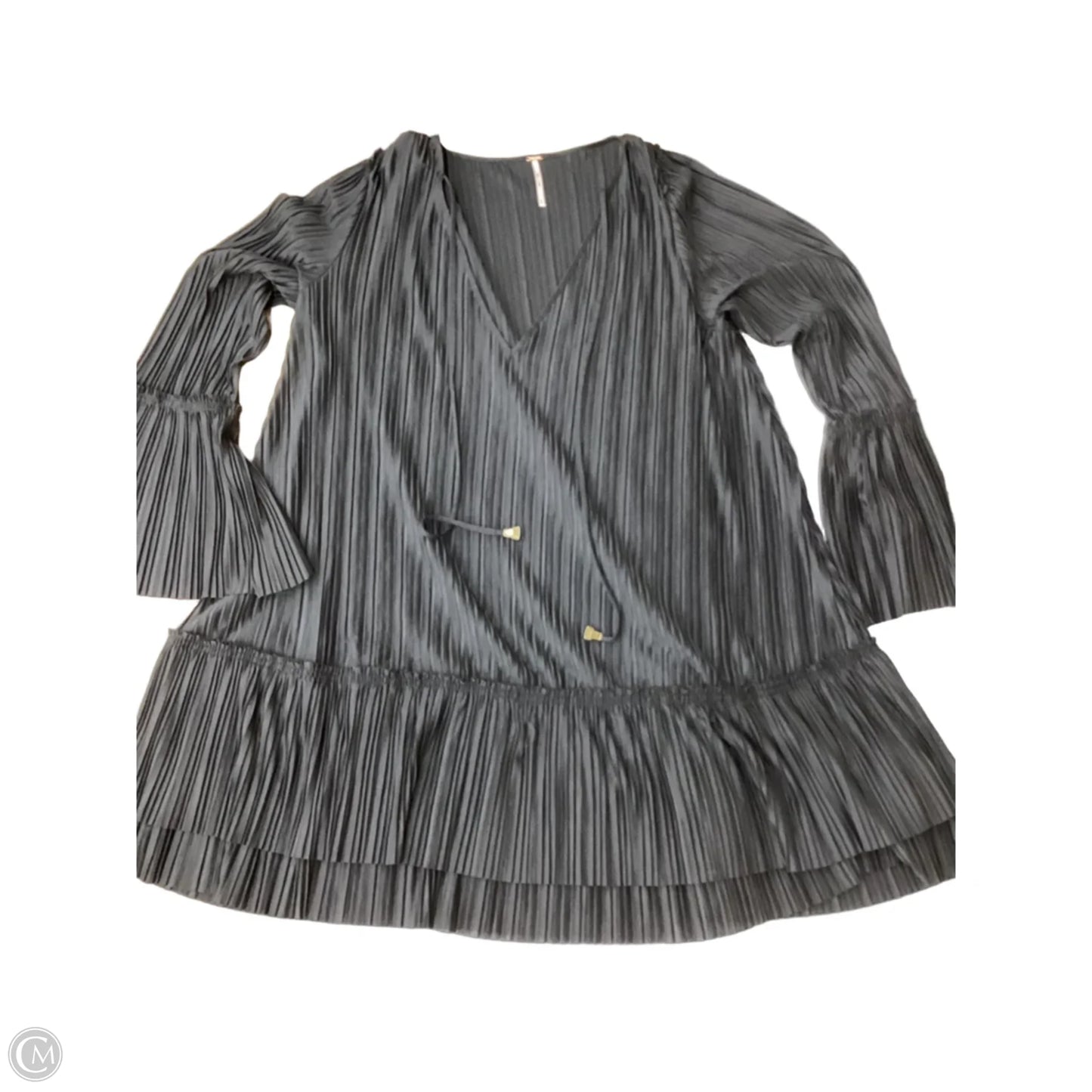 Tunic Long Sleeve By Free People In Black, Size: M