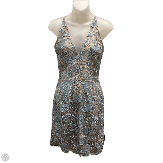 Dress Casual Short By Dress The Population In Blue & Tan, Size: S