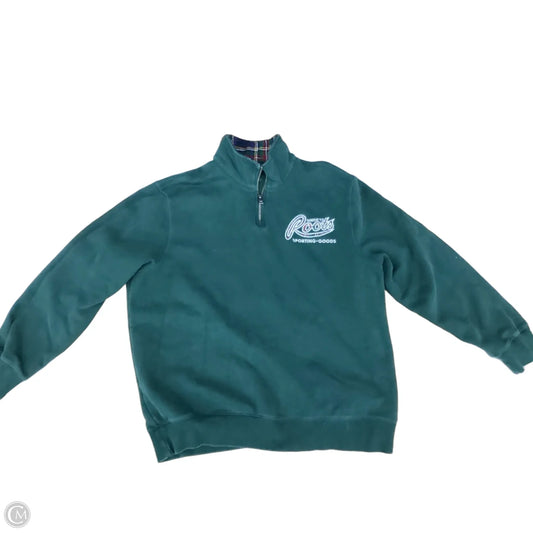 Sweatshirt Collar By Roots In Green, Size: Xl