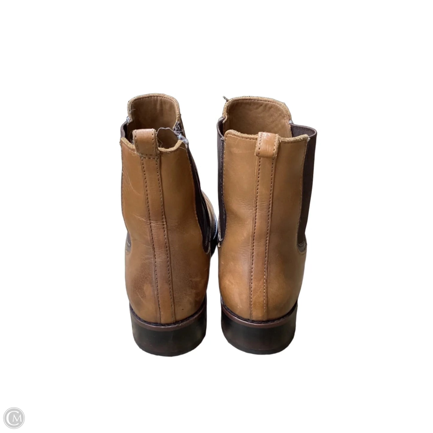Boots Ankle Flats By Cmc In Brown, Size: 7.5