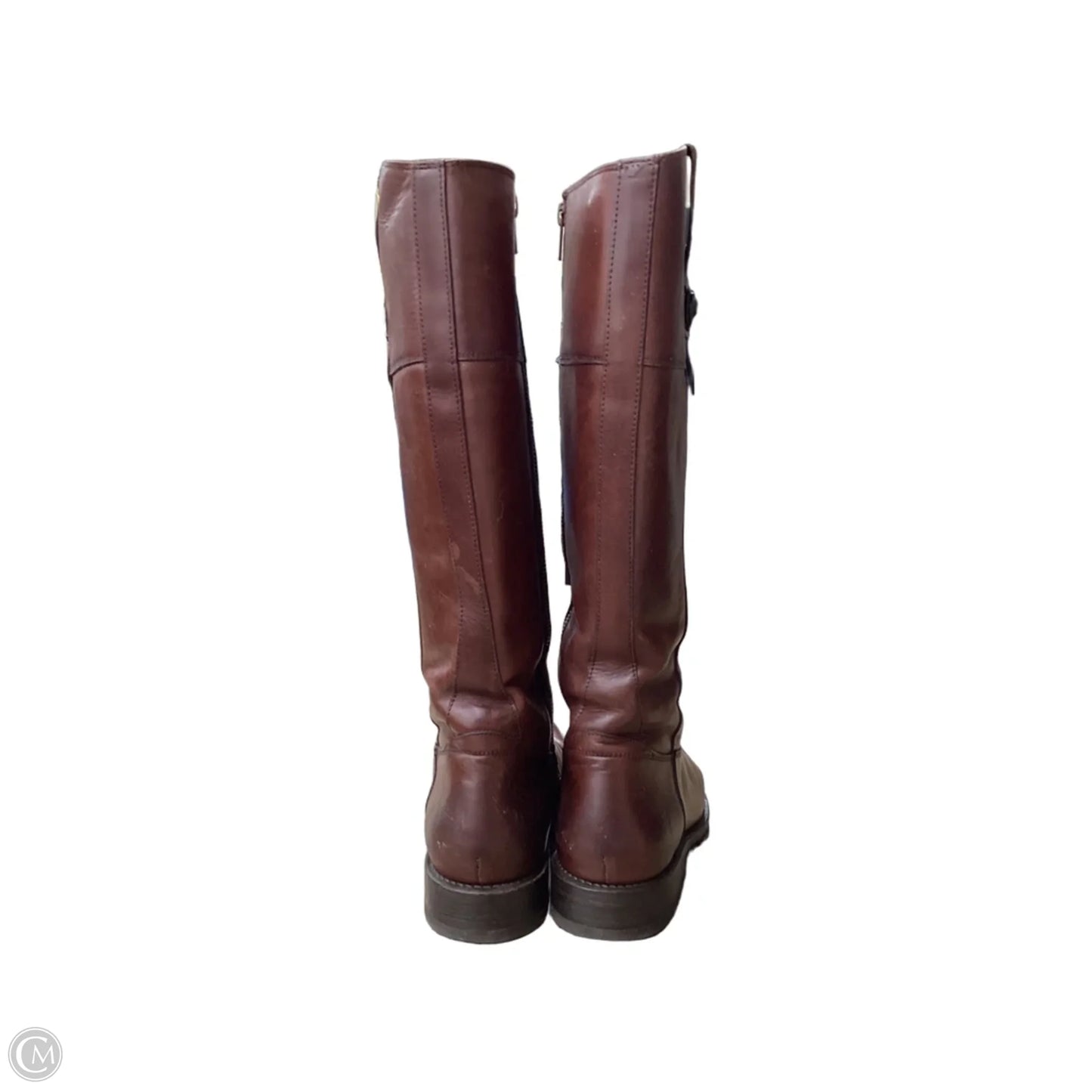 Boots Designer By Frye In Brown, Size: 7.5