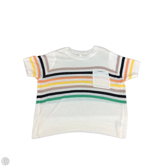 Top Short Sleeve By Bibi In Multi-colored, Size: 1x