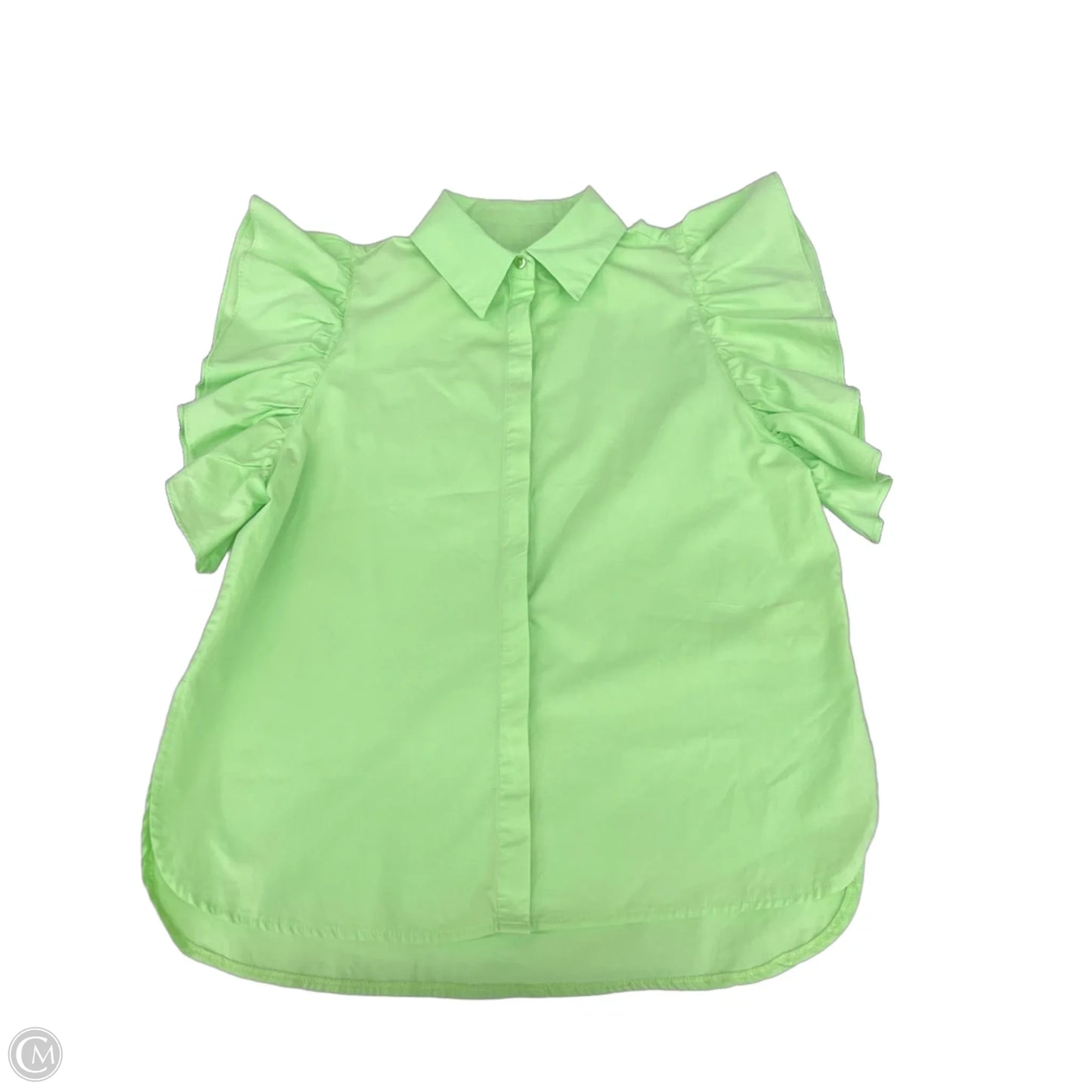 Top Sleeveless By Clothes Mentor In Green, Size: L