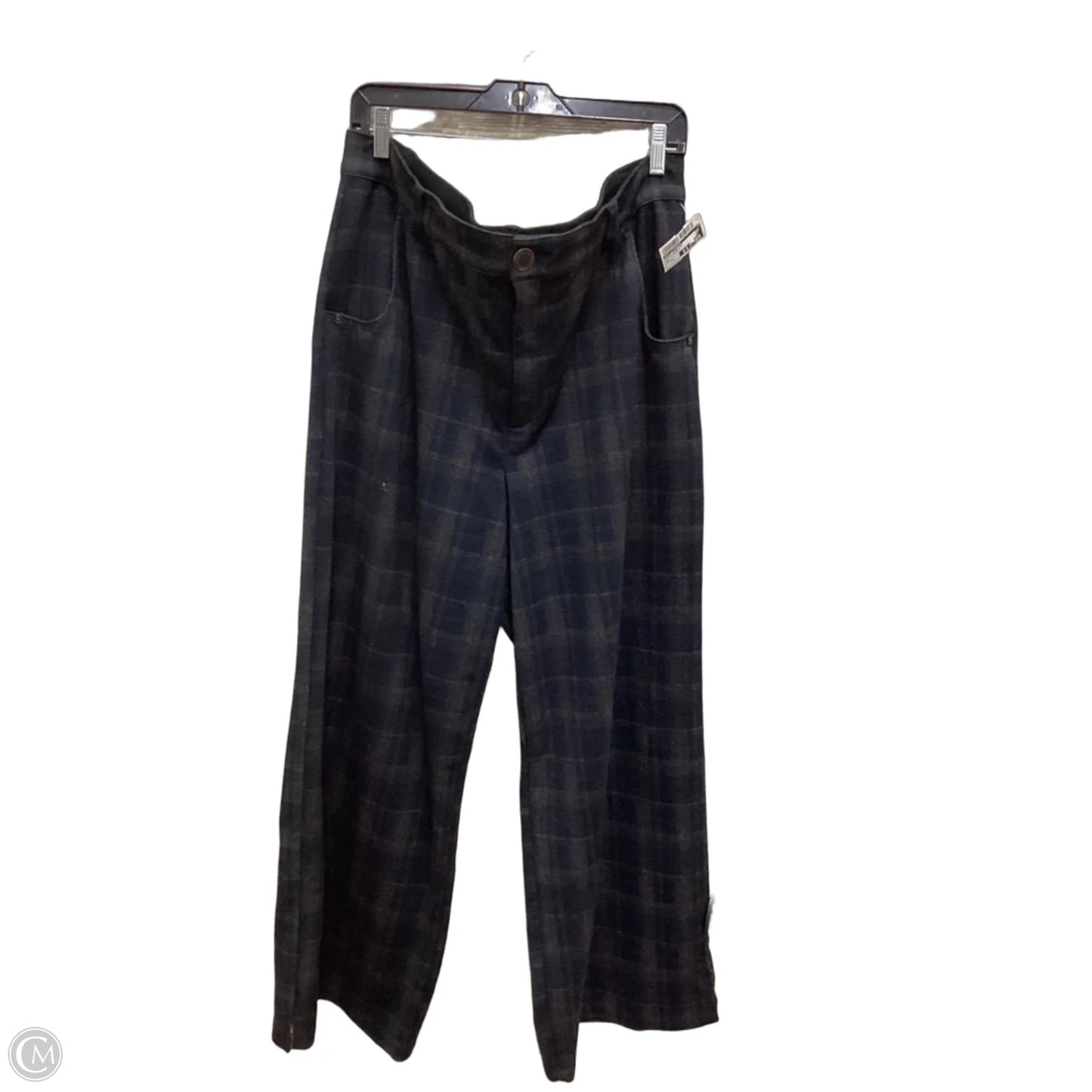 Pants Wide Leg By Wit & Wisdom In Plaid Pattern, Size: 18