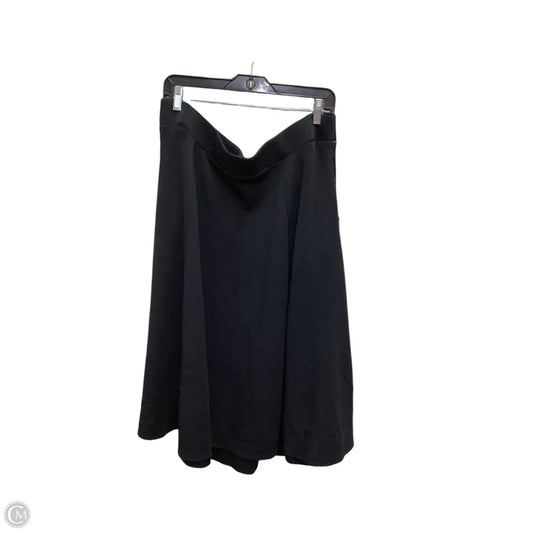 Skirt Midi By Lane Bryant In Black, Size: 16