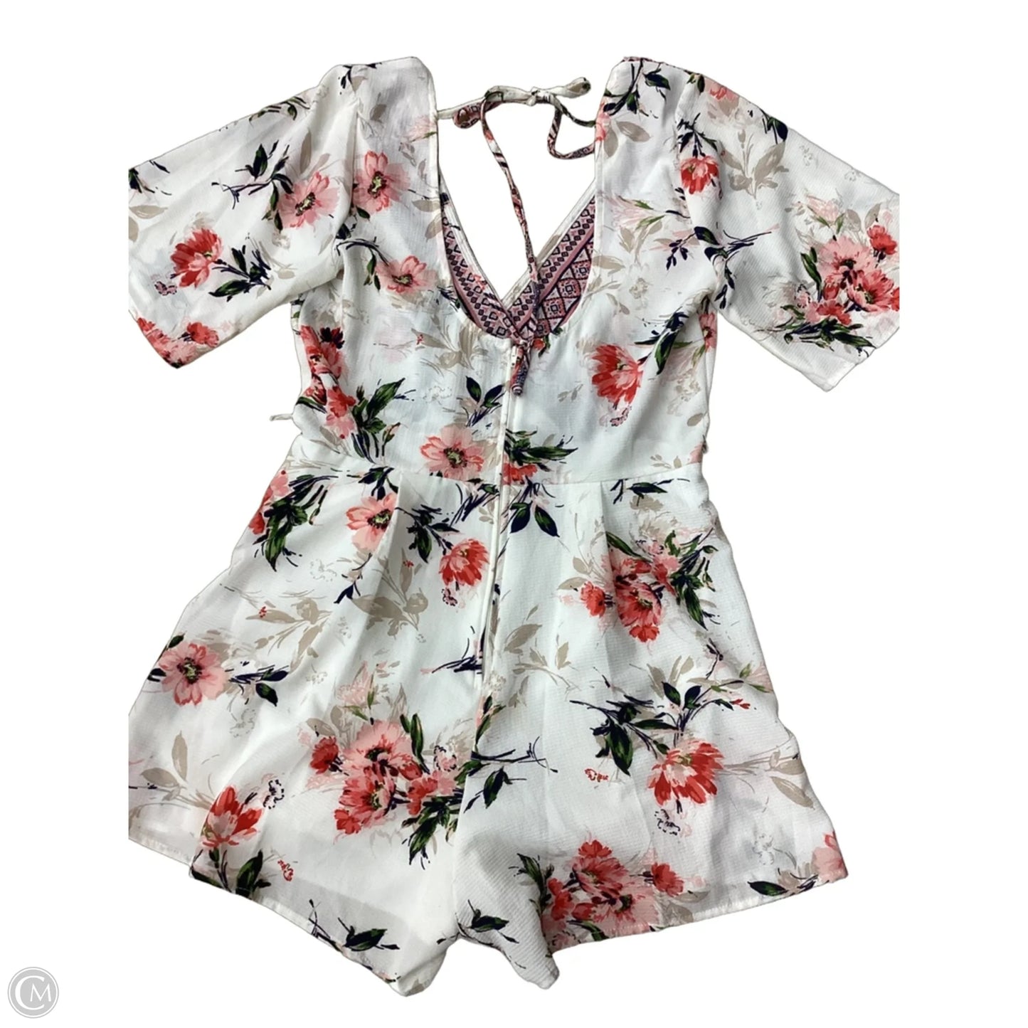 Romper By Trixxi In Floral Print, Size: M