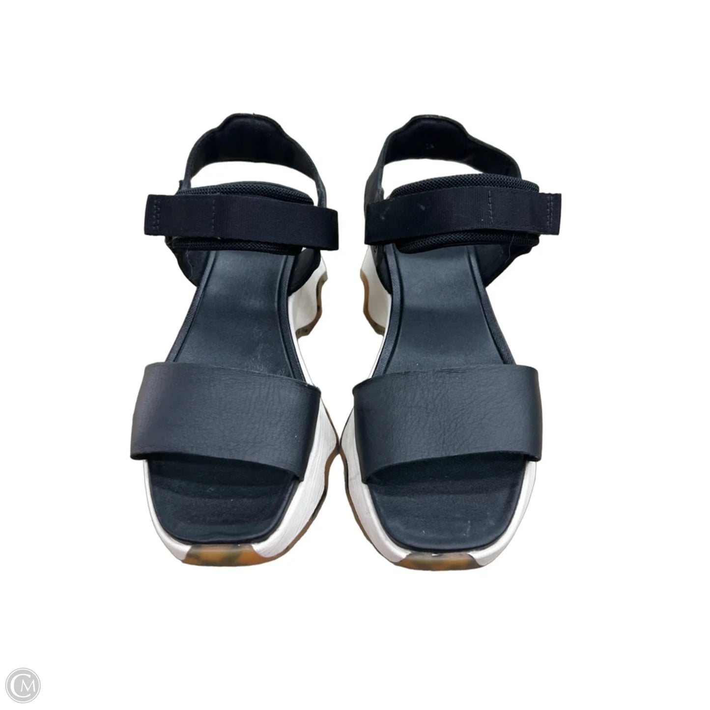 Sandals Heels Platform By Sorel In Black, Size: 7
