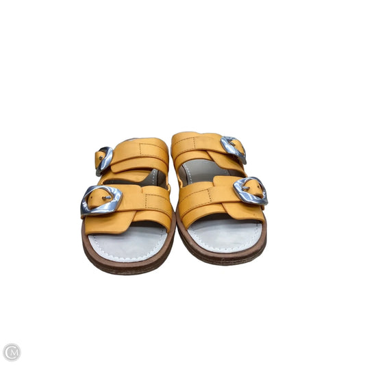 Sandals Flats By Rag And Bone In Yellow, Size: 7.5