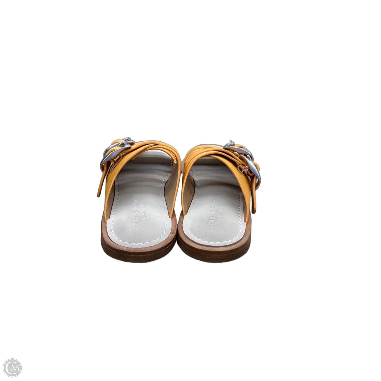 Sandals Flats By Rag And Bone In Yellow, Size: 7.5