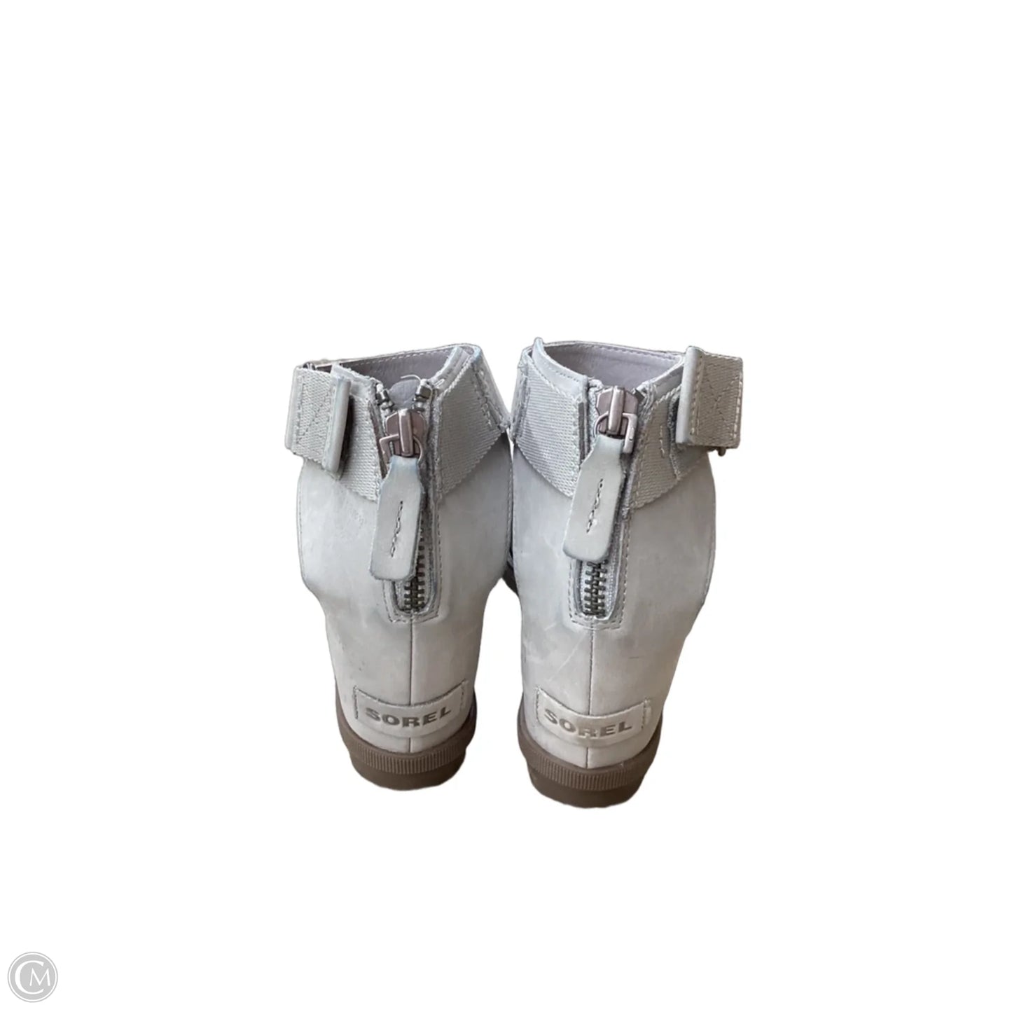 Sandals Heels Wedge By Sorel In Grey, Size: 9