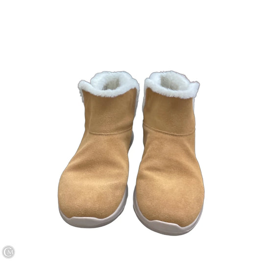 Boots Ankle Flats By Skechers In Tan, Size: 9